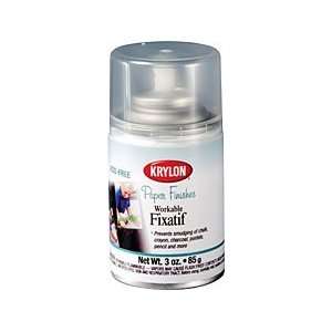  Krylon Workable 3 Ounces Fixatif Spray Arts, Crafts 