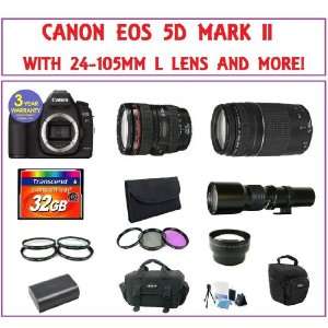  Canon EOS 5D MARK II + CANON 24 105MM f/4 L IS USM Lens 