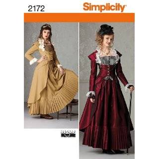 Simplicity Sewing Pattern 2172 Misses Costume, Size Hh (6 8 10 12)