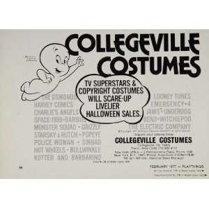  1977 Ad Collegeville PA Costumes Halloween Casper Ghost 
