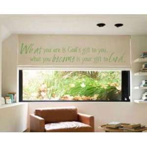   God Religious Inspirational Vinyl Wall Decal Sticker Mural Quotes