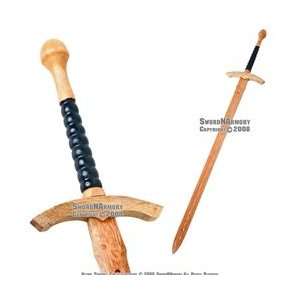  45  Medieval Practice Wooden Waster Great Sword Prop 