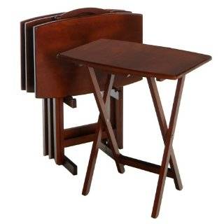 Winsome Wood TV Table Set, Walnut