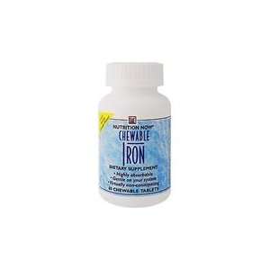  Chewable Iron For Women   60 tabs., (Nutrition Now 