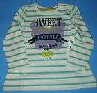 New Girls Clothes Long Sleeve Shirt Old Navy Sweet Forever Sunny 12 