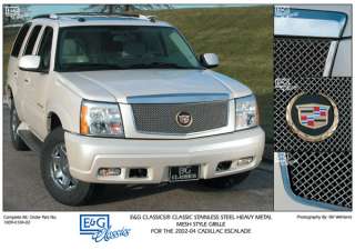 Escalade 02 06 Heavy Metal Mesh Grille Grill  