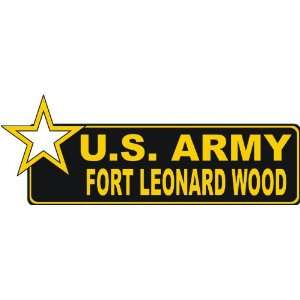   States Army Fort Leonard Wood Bumper Sticker Decal 6 Everything Else