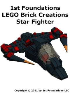 1st Foundations LEGO Brick Creations   Instructions for a Star Fighter