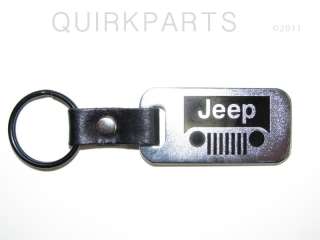 Jeep Wrangler Grand Cherokee Keychain GRILLE EMBLEM NEW  