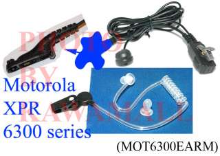 Ear PTT Mic for Motorola XPR 6300 6350 6500 6550 NEW  