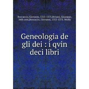   ,Boccaccio, Giovanni, 1313 1375. Works Boccaccio  Books
