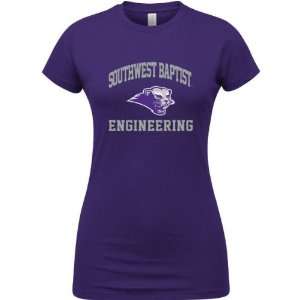   Bearcats Purple Womens Engineering Arch T Shirt