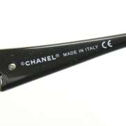 CHANEL Camellia CC Sunglasses 4164 B w Case Black  