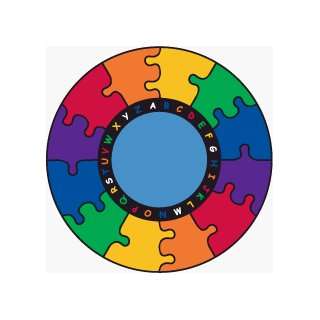  CPR449   Abc Puzzle Round Large: Toys & Games