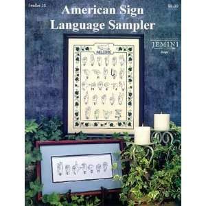  American Sign Language Sampler Arts, Crafts & Sewing