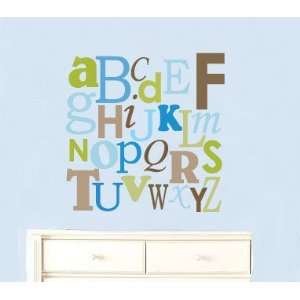 Kids Letters of the Alphabet abc can do it in any colors A Z removable 