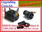 XERUN Combo M6A upgrade Sensored 4274SD Motor & 150A ESC & LCD Card 