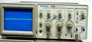 TEKTRONIX 2205 20MHZ 2CH OSCILLOSCOPES  