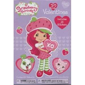   Shortcake 32 Valentines Valentine Cards & Sticker Toys & Games
