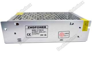 New 24V 3A 72W Switch Power Supply Driver For LED Strip light Display 