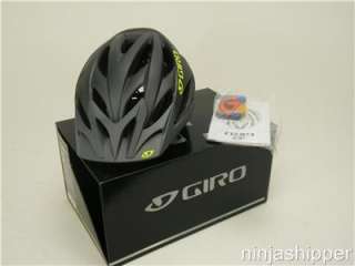 2012 Giro XAR Matte Titanium Bicycle Helmet   Medium   NEW  