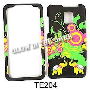  CELL PHONE CASE COVER FOR LG G2X / OPTIMUS 2X ELEPHANTS 