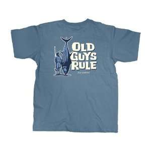  Old Guys Rule. night Life T shirt  color:slate: Health 