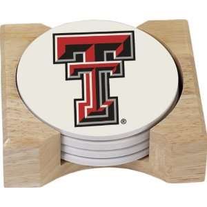  NCAA Texas Tech Red Raiders Absorbent Coaster Four Pack 