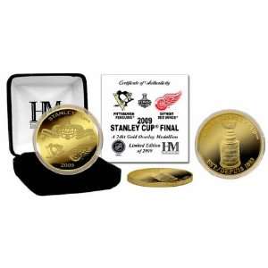  2009 Stanley Cup 24KT Gold Commemorative Coin