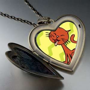  Abyssinian Cat Large Pendant Necklace: Pugster: Jewelry