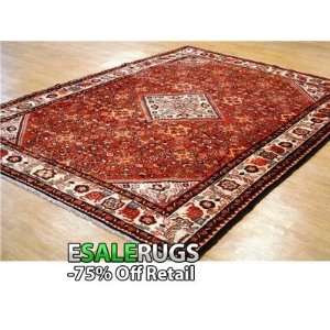  7 3 x 10 8 Hossainabad Hand Knotted Persian rug: Home 