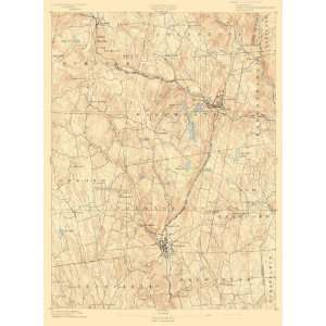  USGS TOPO MAP WINSTED SHEET CONNECTICUT (CT) 1892