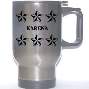   Gift   KARENA Stainless Steel Mug (black design) 