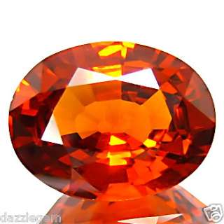 72cts RARE AAA MANDARINE ORANGE SPESSARTITE GARNET  