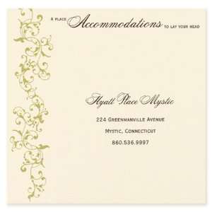  Accommodation Card Wedding Accessories Health & Personal 