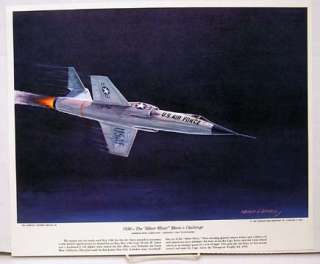 1958 Silver Sliver Charles Hubbell Aviation Print  