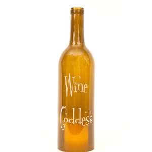  Wine Bottle Hurricane Lantern: Wine Goddess: Kitchen 