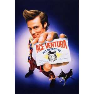 Ace Ventura Pet Detective, Movie Poster, Jim Carrey, Comedy