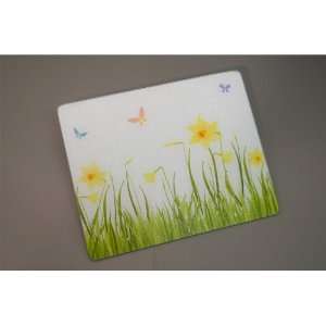  15 X 12 Spring Butterflies Tempered Glass Surface Saver 