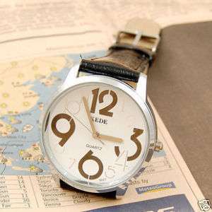 Classical Men Wrist Watch leather fashion quartz  