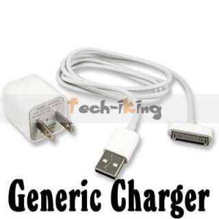 USB AC Wall Charger Adapter+ Data Cable + Earphone for iPhone 3G 3GS 