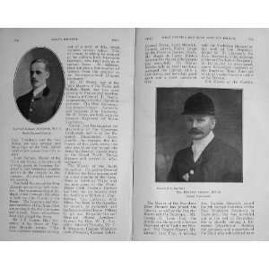   1915 Fox Hunting Captain Heseltine Connop Burgoyne Men: Home & Kitchen