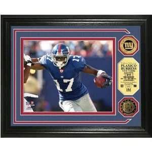  Plaxico Burress Photo Mint W/Two 24Kt Gold Coins Sports 