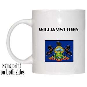   US State Flag   WILLIAMSTOWN, Pennsylvania (PA) Mug 