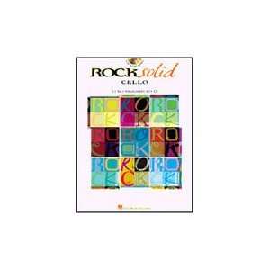    Hal Leonard Rock Solid Book & CD (Cello) Musical Instruments