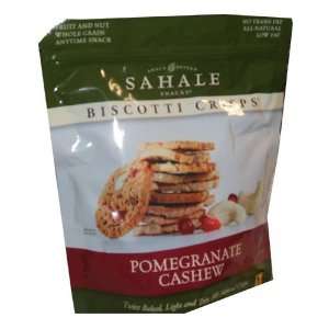 Sahale Snacks Biscotti Crisps Pomegranate Cashew Flavored Biscotti 16 