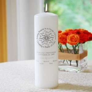   Gifts and Favors Ivory Blended Family Unity Candle By Cathy Concepts