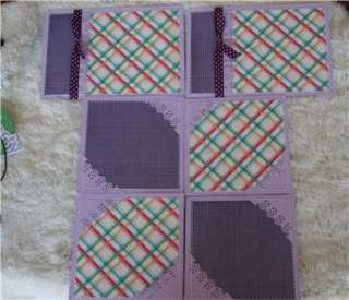 HAPPY BIRTHDAY KOALAS premade scrapbook page mat set paper pieced 