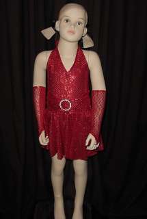 BLUSH Tap Jazz Dresses w/Mitts Dance Costumes Child S  