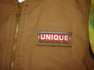   V02 SANDSTONE DUCK Arctic Quilt INSULATED Work VEST L Tall  